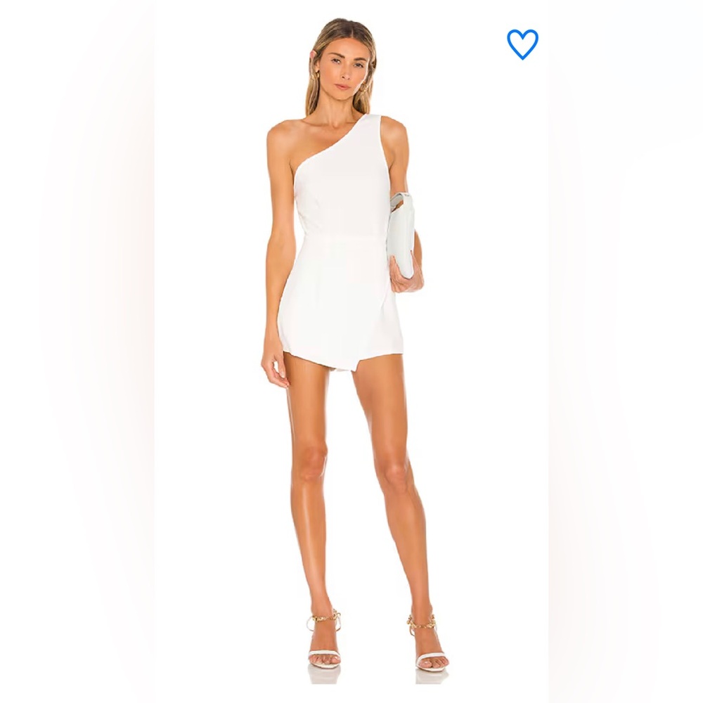 SUPERDOWN one shoulder romper - size small